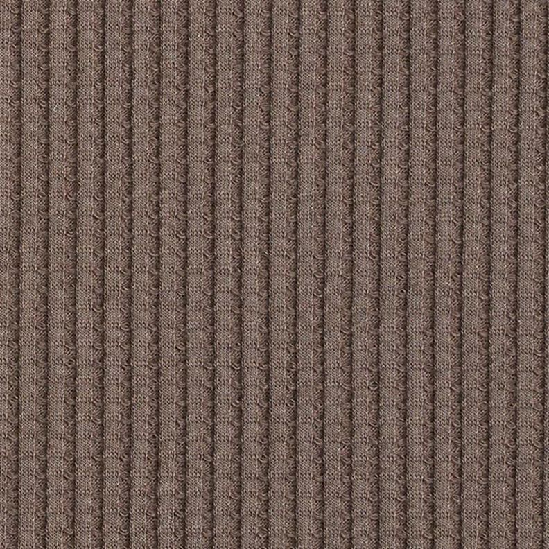 Jersey de algodón con relieves Uni – marrón claro,  image number 4