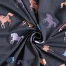 Tela de jersey de algodón Unicornios – azul marino,  thumbnail number 4