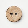 Botón de coco [Ø 13 mm] – beige/marrón oscuro,  thumbnail number 1