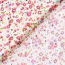 Popelina de algodón mil flores – blanco/pink,  thumbnail number 4
