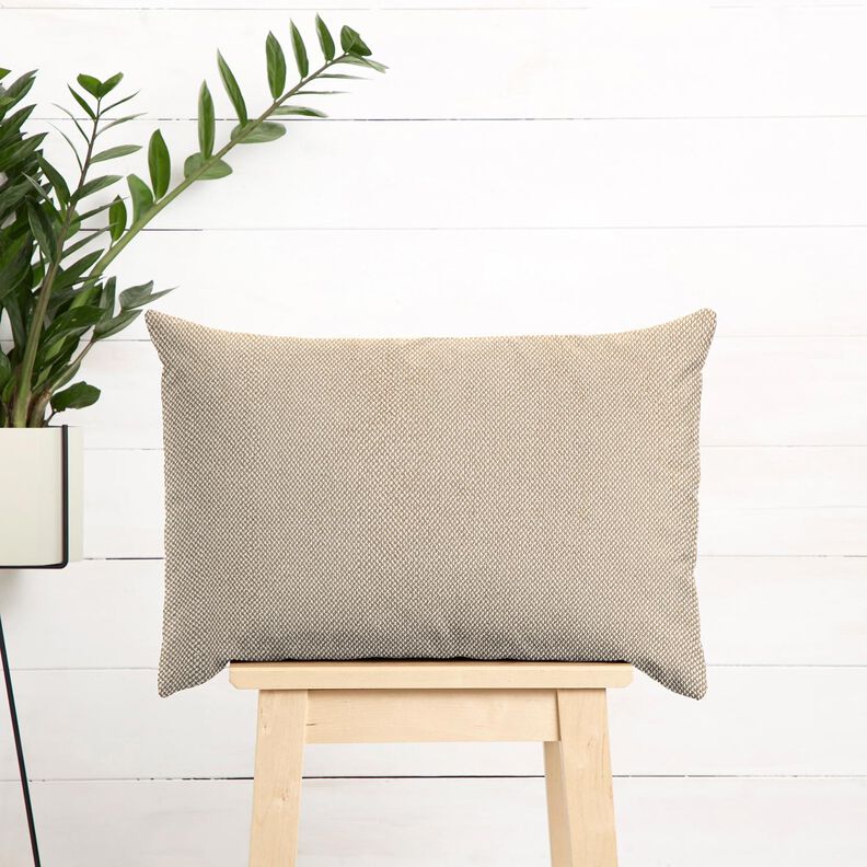 Tela de tapicería Melange suave – beige oscuro,  image number 7