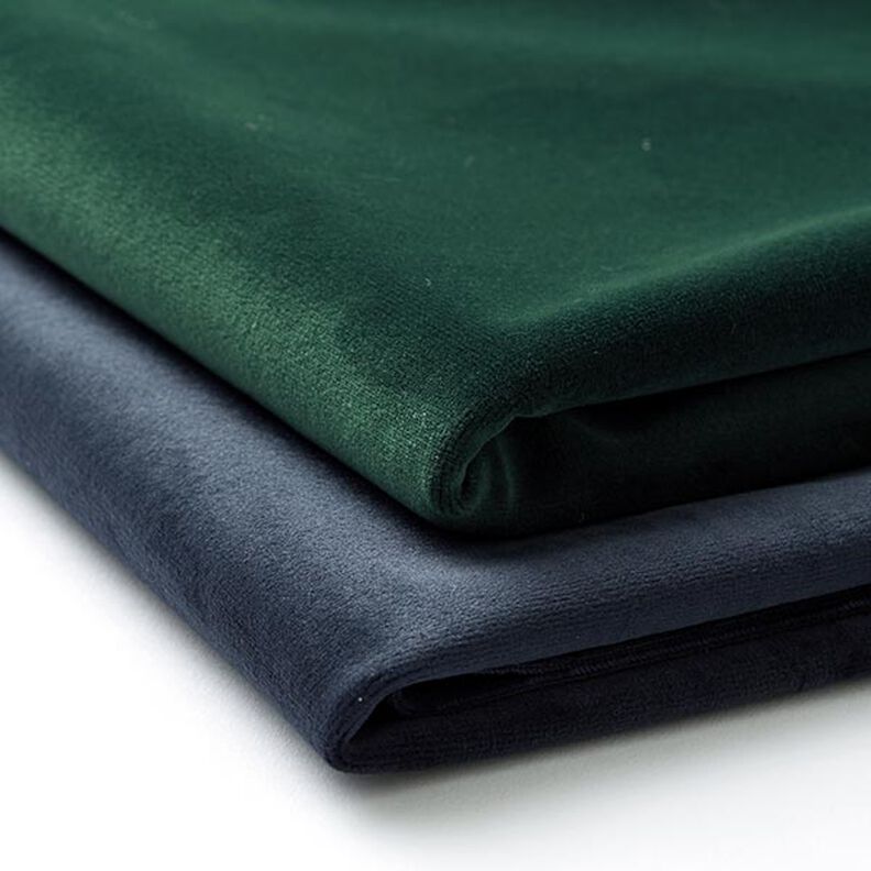 Tela de tapicería Terciopelo – verde oscuro,  image number 3