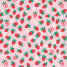 Tela de jersey de algodón Fresas dulces | PETIT CITRON – rosa,  thumbnail number 1