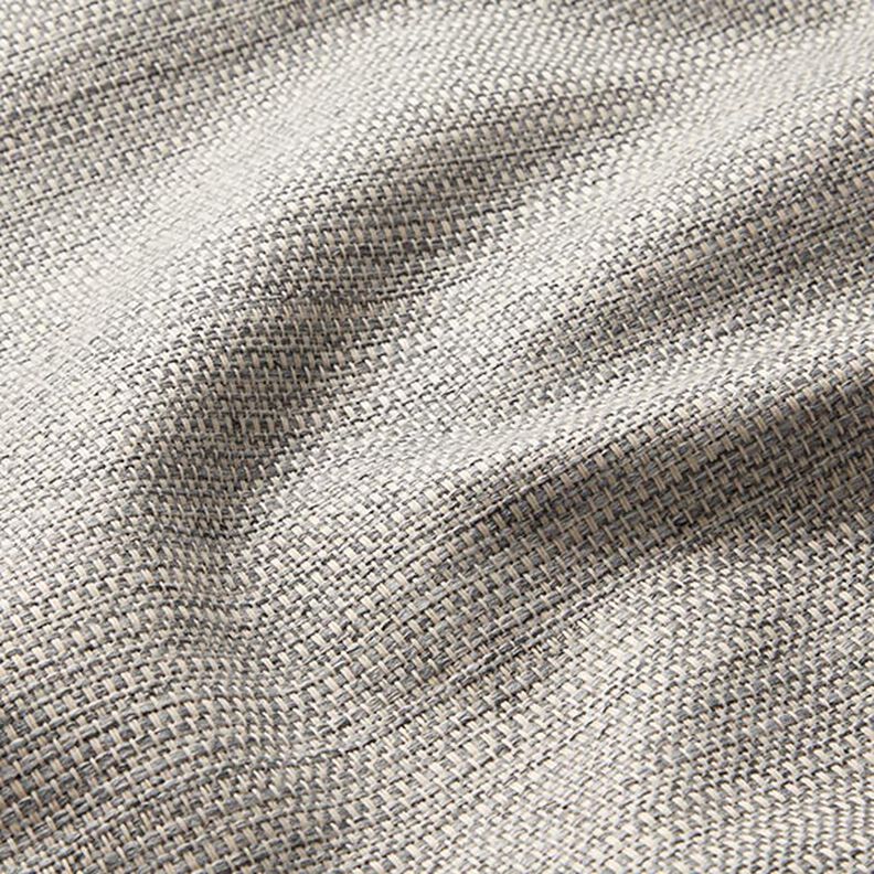 Tela de tapicería con estructura gruesa – gris claro | Retazo 80cm,  image number 2