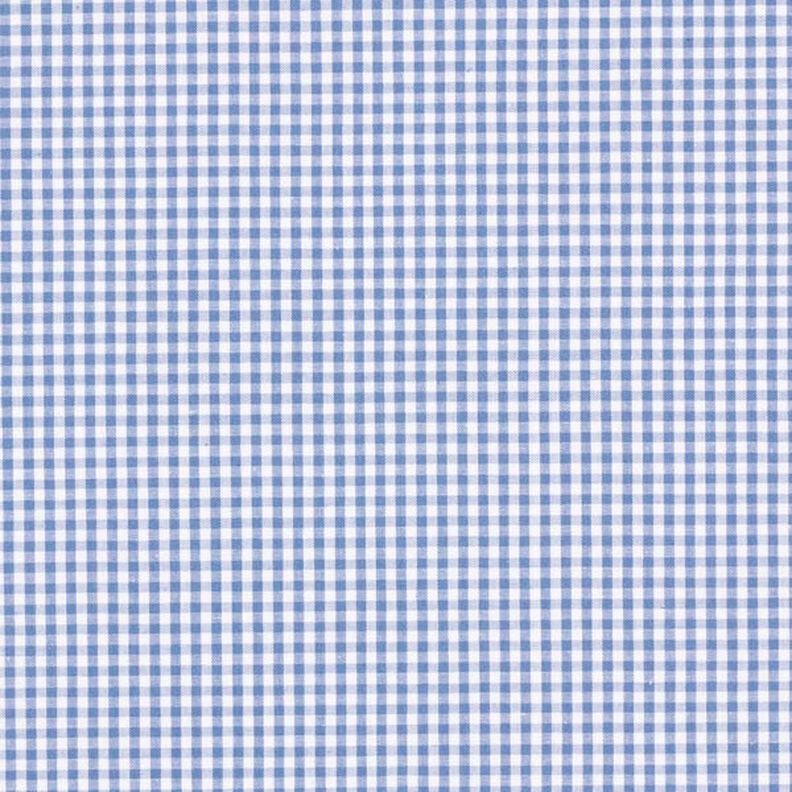 Popelina de algodón Tela Vichy a cuadros, hilo teñido – azul vaquero/blanco,  image number 1