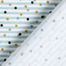 Popelina de algodón Rayas y puntos Impresión digital – marfil/cielo azul,  thumbnail number 4