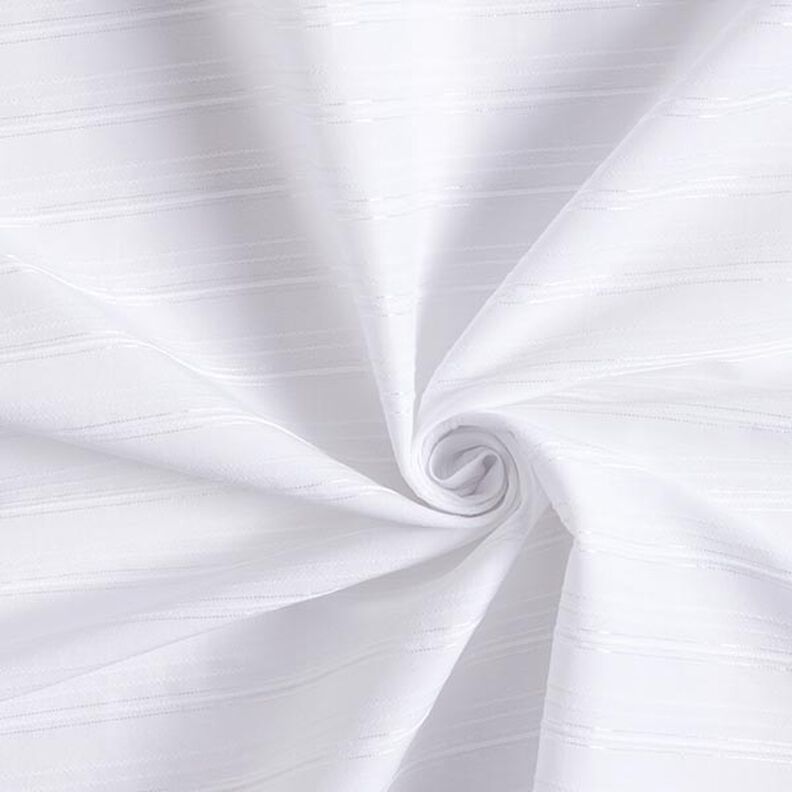Tela para blusas Efecto de rayas – blanco,  image number 3