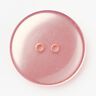Botón de 2 agujeros brillante [Ø 25 mm] – rosa,  thumbnail number 1