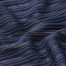 Tela jersey punto trenzado – azul marino,  thumbnail number 2