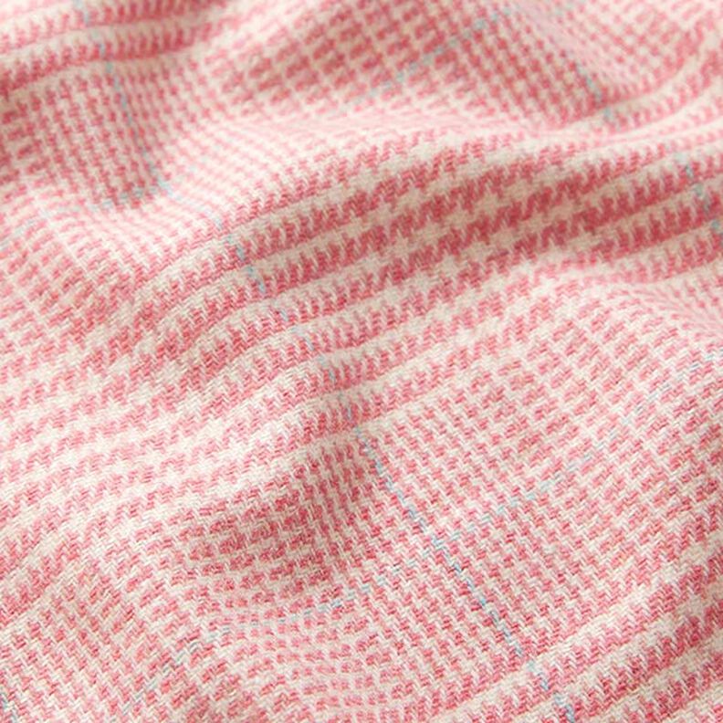 Tela de lana Príncipe de Gales – rosa,  image number 2