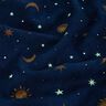 Tela decorativa Cielo nocturno Brilla en la oscuridad – dorado/azul marino,  thumbnail number 14