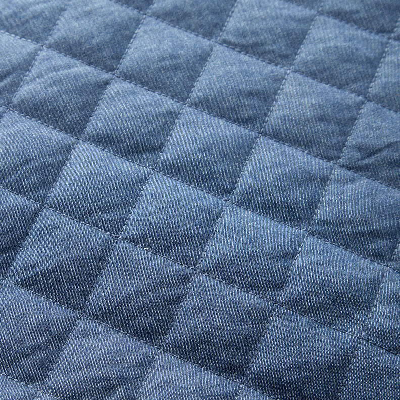 Tejido acolchado chambray liso – azul vaquero,  image number 4