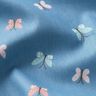 GOTS Popelina de algodón Mariposas – azul brillante,  thumbnail number 2