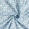 Popelina de algodón orgánico con flores delicadas – cielo azul,  thumbnail number 3