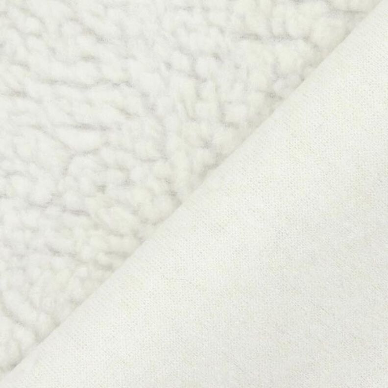 Imitación de piel de cordero – blanco lana,  image number 3
