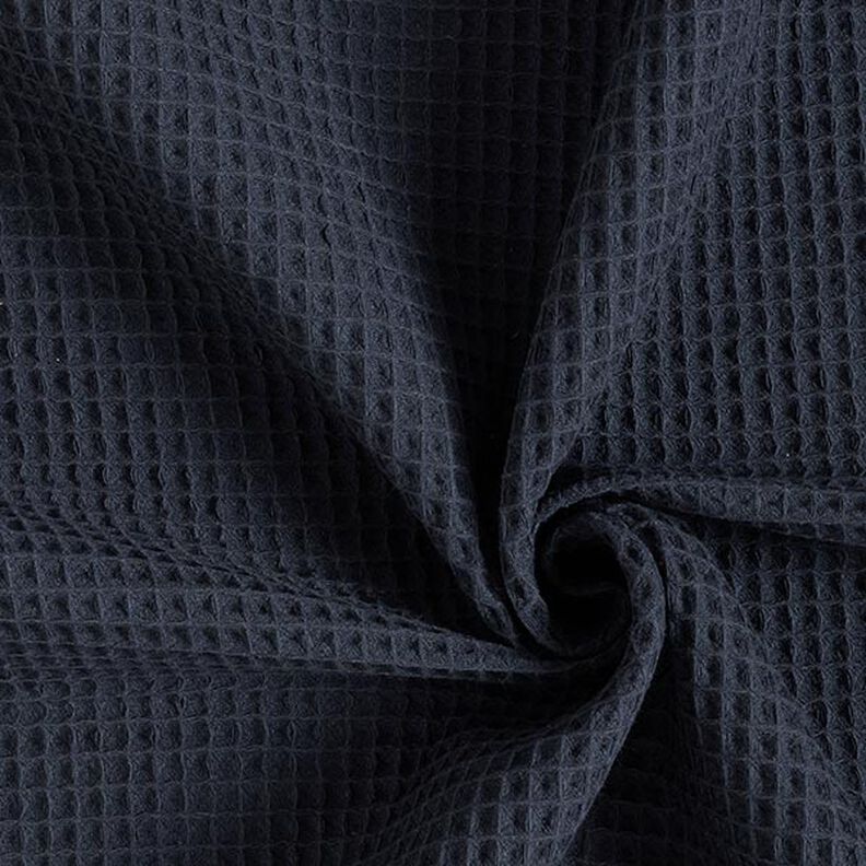 Piqué tipo gofre – azul marino,  image number 1
