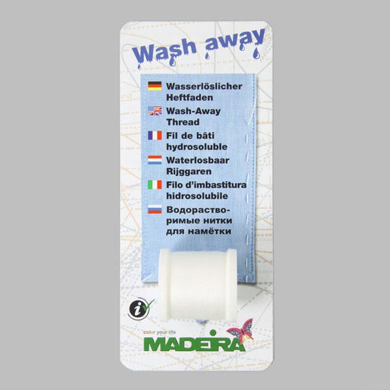 Madeira Wash Away – Hilván soluble en agua,  image number 1
