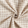 Tela de algodón con estructura a cuadros – blanco/anacardo,  thumbnail number 4
