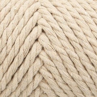 Anchor Crafty Hilo de macramé, reciclado [5mm] – blanco lana, 
