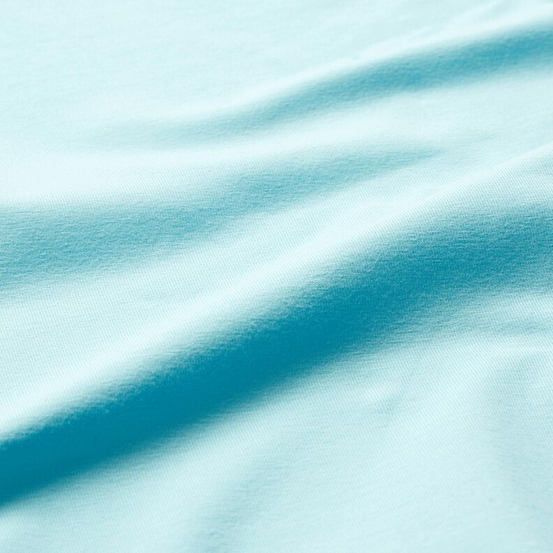 Tela de jersey de algod&oacute;n Uni mediano &ndash; azul hielo,  image number 4
