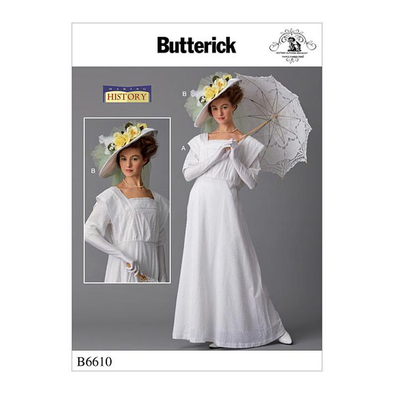 Disfraz y sombrero por Making History, Butterick 6610 | 40 - 48,  image number 1