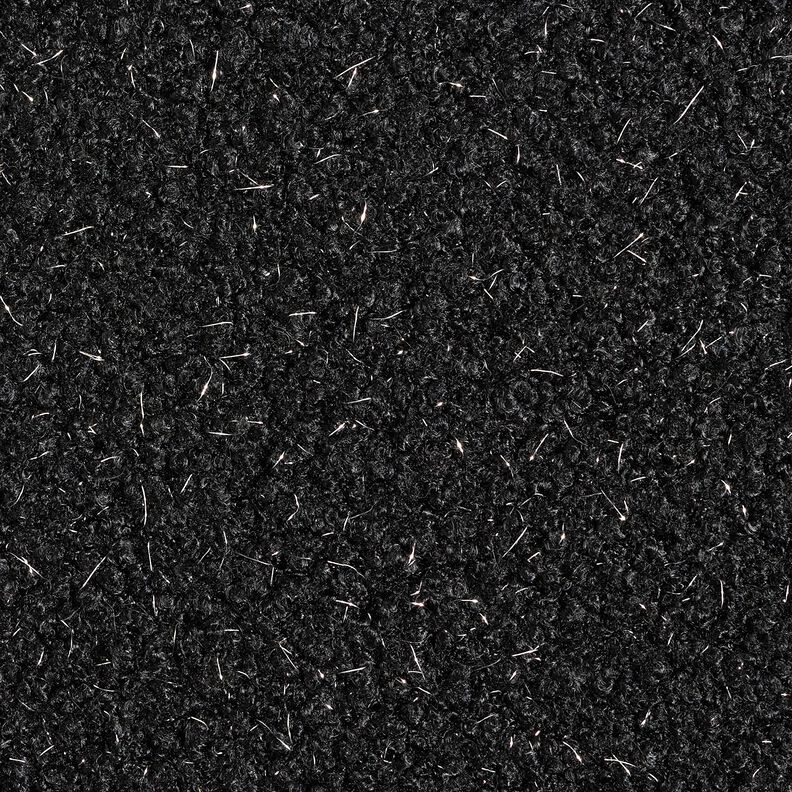 Punto Bouclé Hilos de purpurina – negro,  image number 1