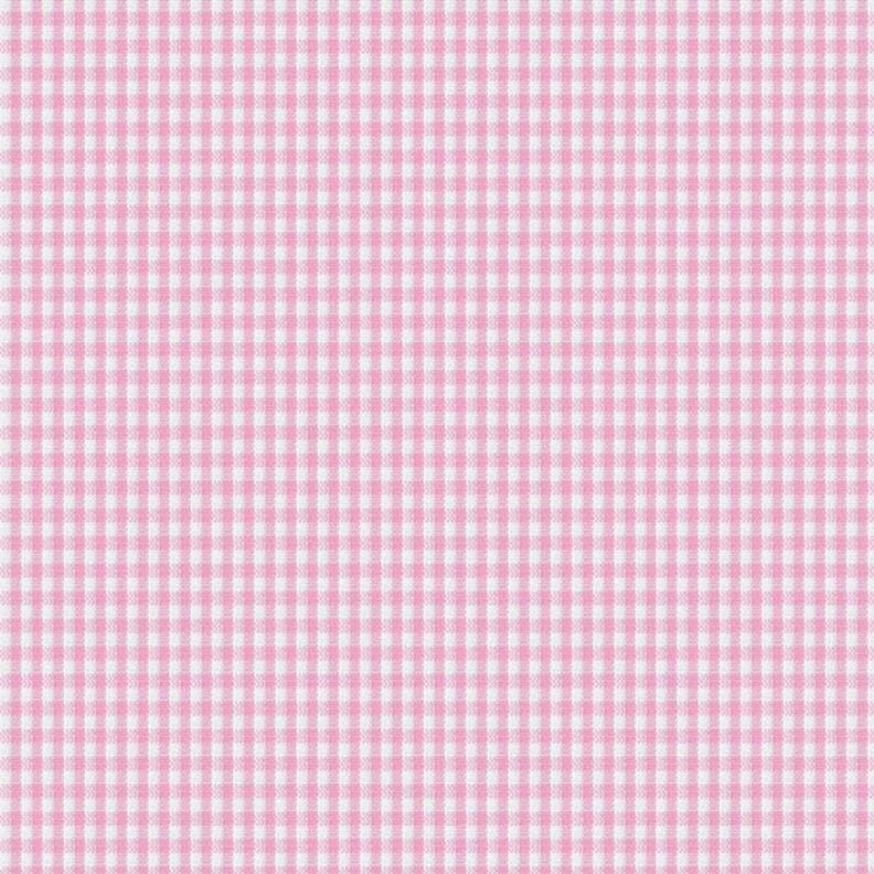 Tela de algodón Cuadros vichy 0,2 cm – rosa/blanco,  image number 1