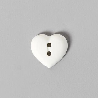 Botón de tejido sintético Little Heart 12, 