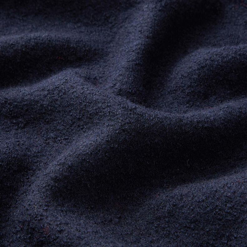 Tejido de punto ligero de mezcla de lana y viscosa – azul noche,  image number 2
