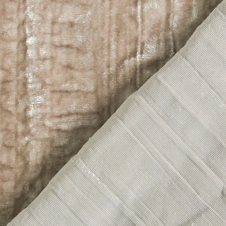 Terciopelo gastado liso – marrón oscuro,  image number 4
