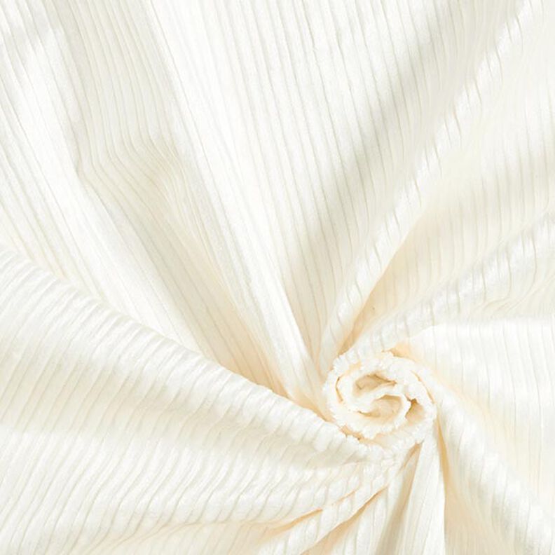 Pana elástica mixta algodón-viscosa lisa – blanco,  image number 1