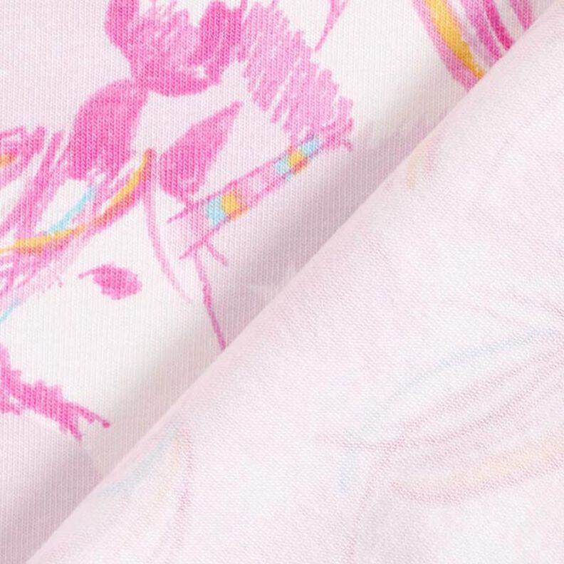 Tela de jersey de algodón Unicornio esbozado – rosa,  image number 4