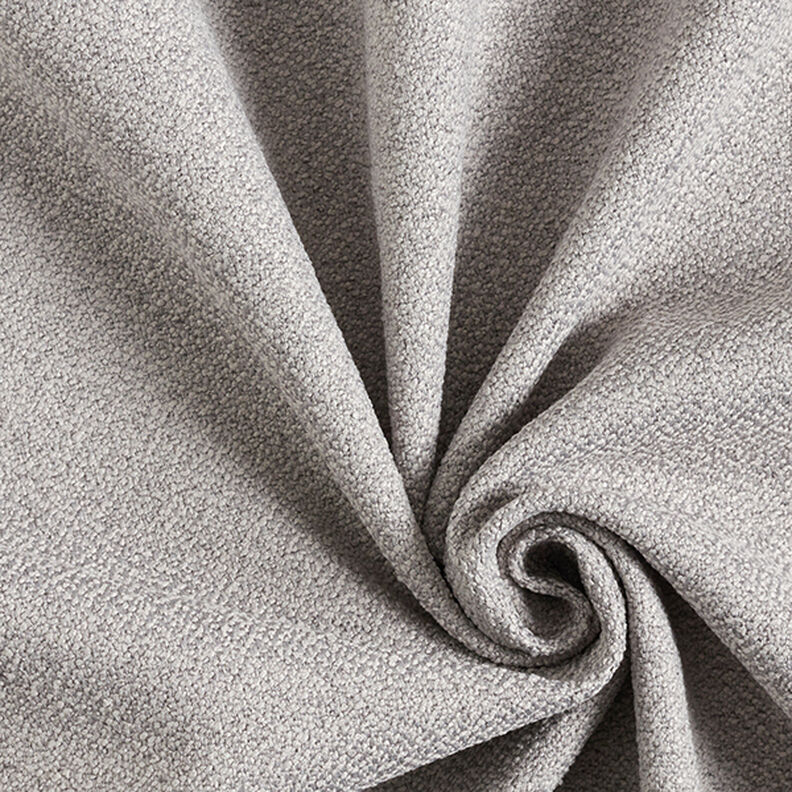 Tela de tapicería Bouclé fino – gris plateado,  image number 1