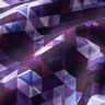 Tejido Softshell Triángulos de colores Impresión digital – uva,  thumbnail number 3