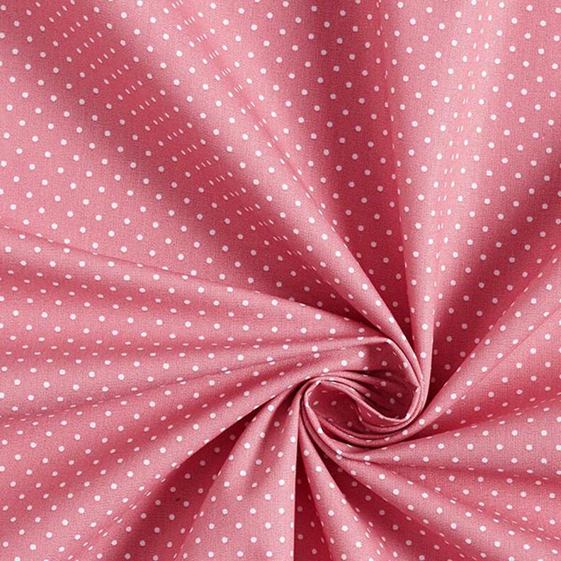 Popelina de algodón puntos pequeños – rosa/blanco,  image number 5