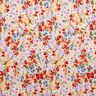 Gasa de algodón con impresión digital de pradera floral de acuarela – marfil/rojo,  thumbnail number 1