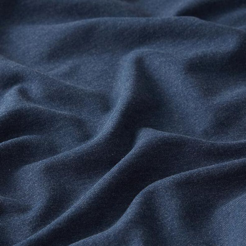 Felpa francesa Melange fina – azul marino/gris,  image number 2