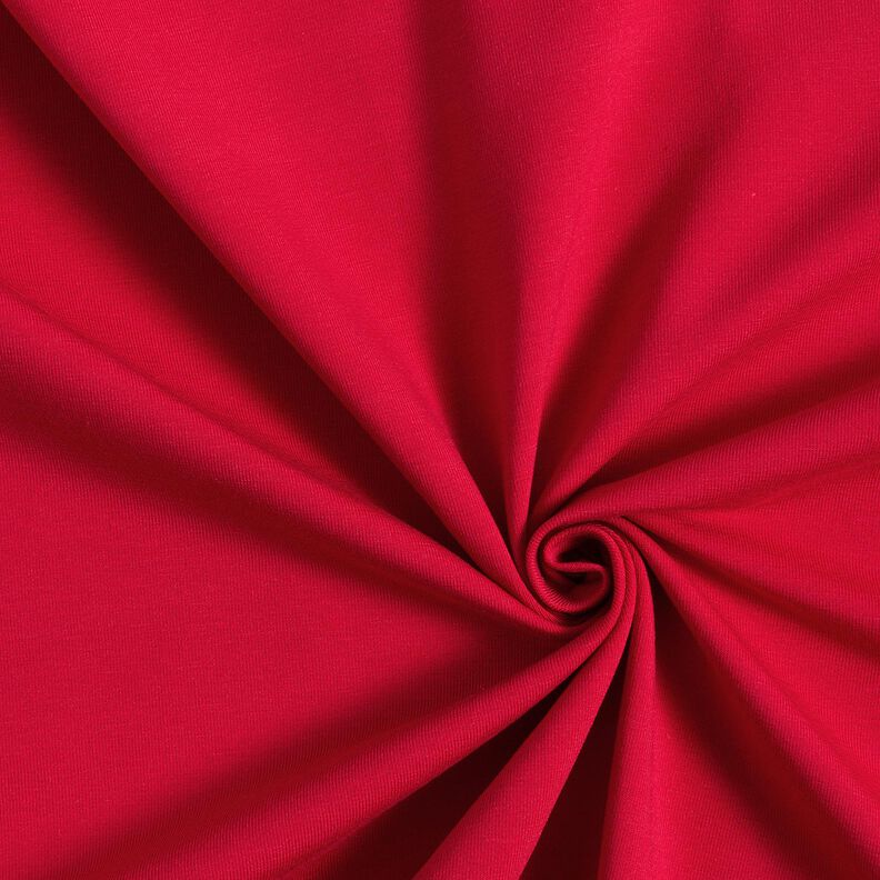Tela de jersey de algod&oacute;n Uni mediano &ndash; frambuesa,  image number 1