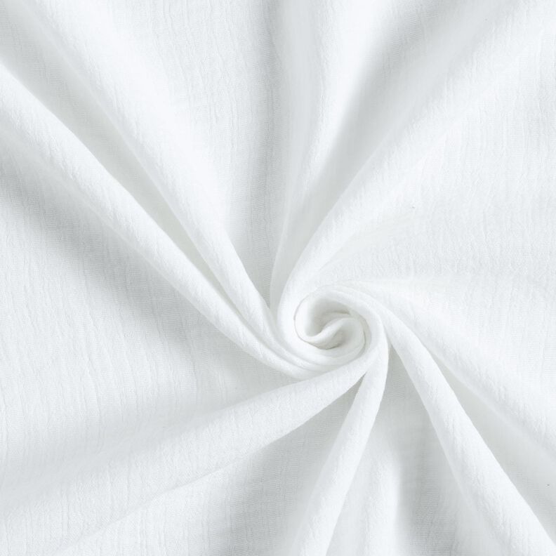Mezcla de lino y algodón Jacquard Estampado onda – blanco,  image number 4