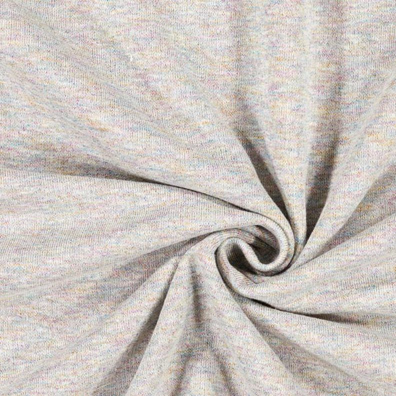 Tela de sudadera Brillante – gris plateado,  image number 1