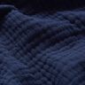 GOTS Muselina de algodón de tres capas – azul noche,  thumbnail number 3