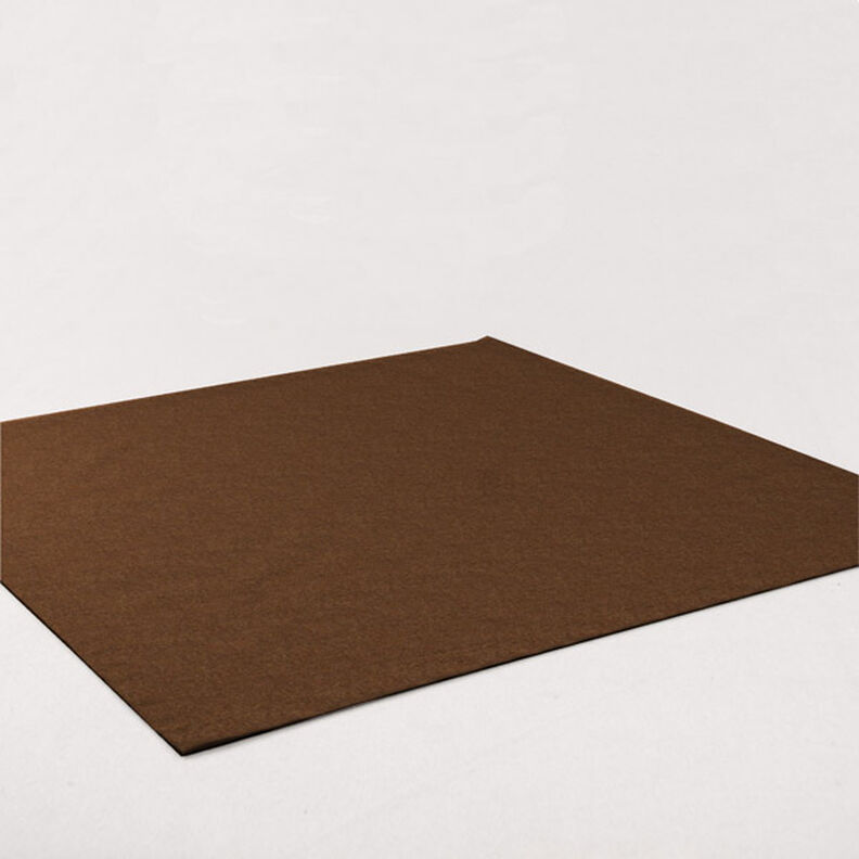 Fieltro 45 cm / 4 mm de espesor – marrón oscuro,  image number 2