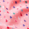 Tela de algodón Popelina Mini abetos – pink/blanco,  thumbnail number 2