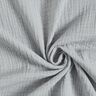 GOTS Muselina de algodón de tres capas – gris claro,  thumbnail number 1