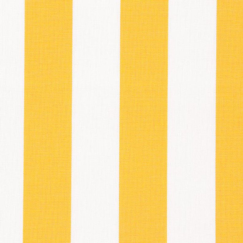 Tela de toldo a rayas – blanco/amarillo,  image number 1