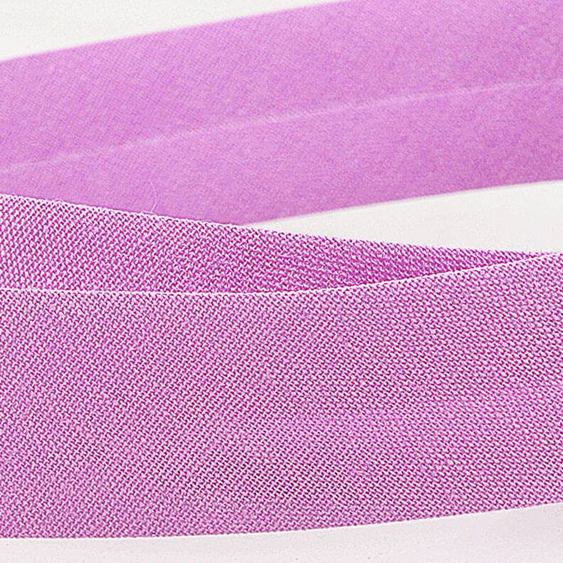 Cinta al biés Polycotton [20 mm] – violeta pastel,  image number 2