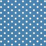 Popelina de algodón puntos grandes – azul vaquero/blanco,  thumbnail number 1