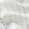 Muselina/doble arruga Telas a rayas de colores – blanco lana,  thumbnail number 2