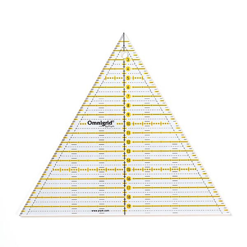 Regla patchwork triangular 60° multi [ Medidas:  20 cm  ] | Prym,  image number 1