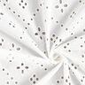Tela de algodón bordado inglés – blanco,  thumbnail number 3
